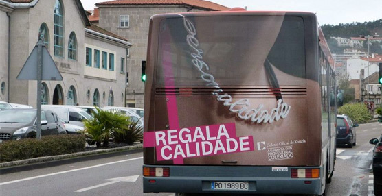 Los autobuses gallegos 'arrancan' con la campaña Navidad 2012 del gremio de joyeros