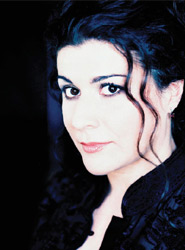 La mezzosoprano italiana, Cecilia Bartoli.