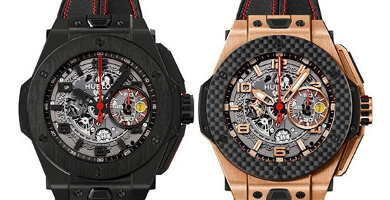 Hublot impulsa su colaboración con Ferrari con el desarrollo del nuevo mecanismo en fibra de carbono