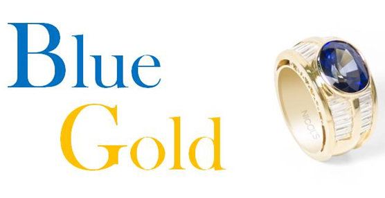 Una de las piezas de la colección Blue Gold.
