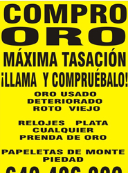 Las tiendas de compraventa de oro, en el punto de mira de la Junta.