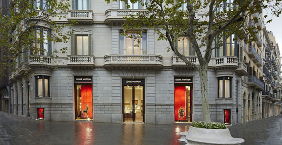 La firma Louis Vuitton inaugura un nuevo establecimiento en el Paseo de Gracia de Barcelona