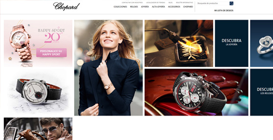 La casa joyera y relojera Chopard estrena página web en español con un diseño más atractivo y nuevas funcionalidades