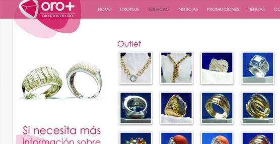 La firma Oroplus dispone para esta Navidad una exposición a través de su web con piezas de joyería outlet, nacionales y extranjeras