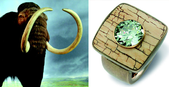 La alternativa ecológica del marfil de mamut: la joyería que viene del frío