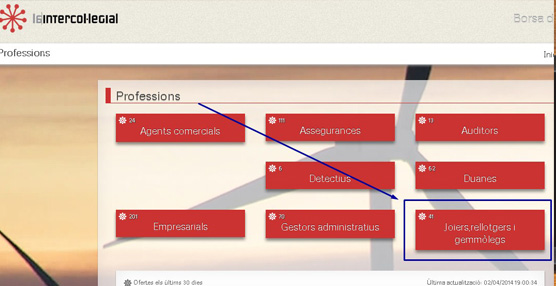 La nueva bols de empleo de los profesionales en Cataluña.