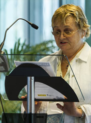 Christine Vasseur, durante una intervención en ProDiam 2013.