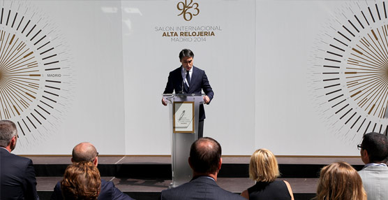 Fernando Porcar, director de SIAR 2014, durante la inauguración del Salón relojero.