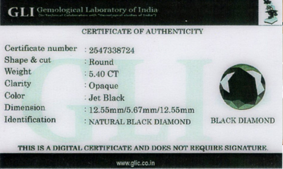 El IGE alerta sobre las estafas en la venta de falsos diamantes negros con certificado gemológico
