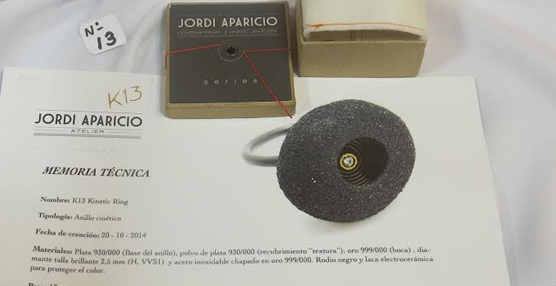 Jordi Aparicio se hace con el primer premio en el concurso de diseño de joyería de Asturias