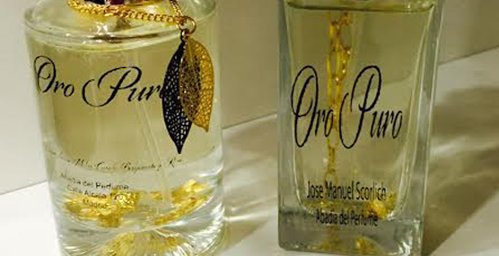 Los perfumes se convierten en 'joya' con el uso de láminas de oro en las mezclas