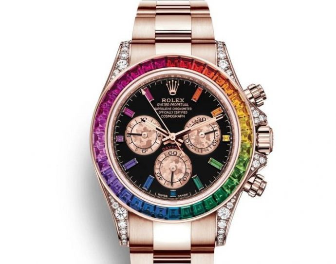 CR7 lleva el rainbow de Rolex perfecto para el Orgullo