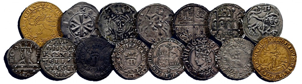 Primera gran subasta online de monedas medievales españolas