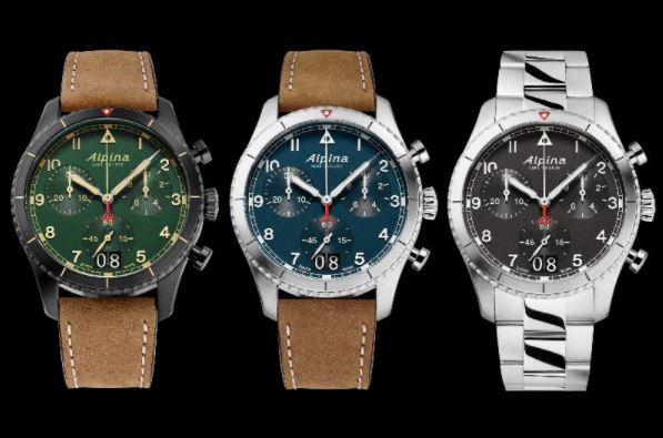 Alpina lanza nuevos modelos de sus relojes de aviación