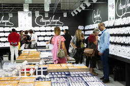 Stand del fabricante granadino Miguel Ángel durante la pasada BCN Joya. 