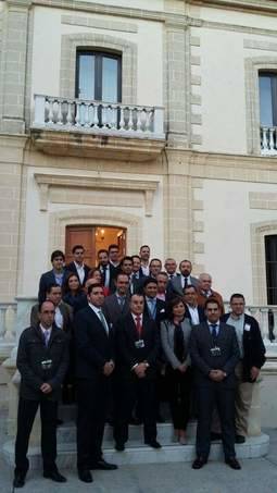 Miembros de la organización y la Directiva de los Joyeros de Cádiz.
