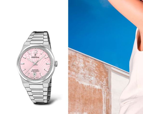 Festina Rivé, modelo que rinde tributo a la tradición suiza
 