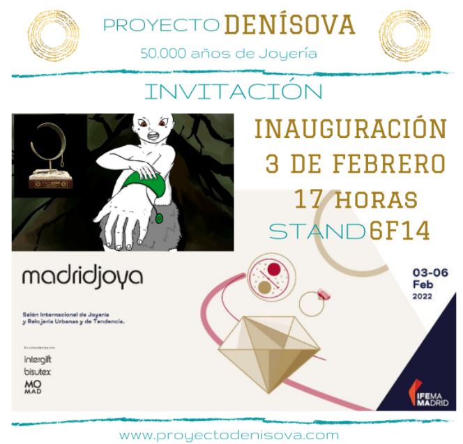 El proyecto 'Denísova' presente en MadridJoya