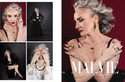 Las joyas de Laura Márquez brillan en la revista Malvie Magazine