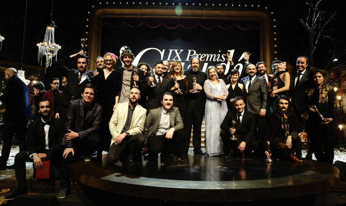 Todos los galardonados en la pasada edición de los premios de cine Gaudí.