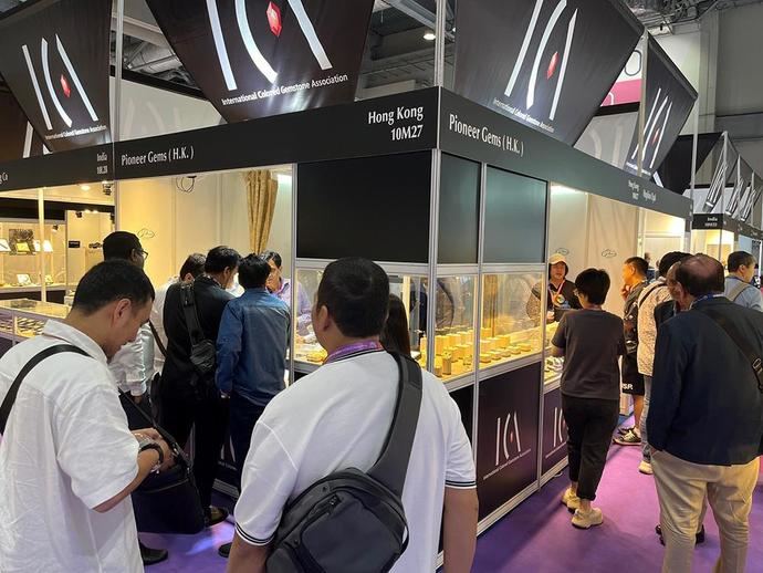 ICA participa con éxito en la feria de joyería JGW de Hong Kong