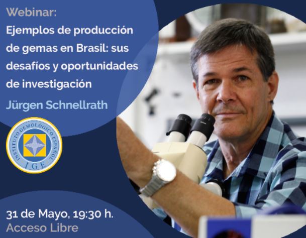 Nuevo webinar: ‘Ejemplos de producción de gemas en Brasil: sus desafíos y oportunidades de investigación’