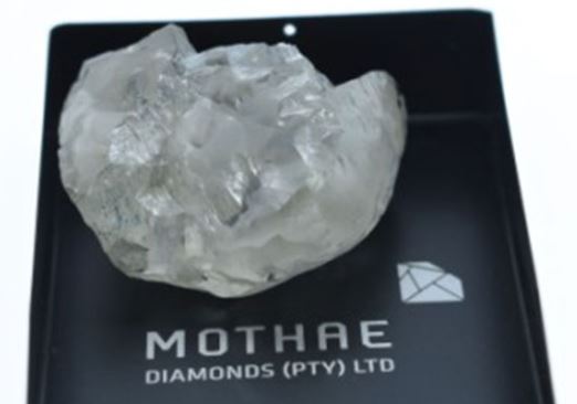 Descubren en Lesotho un diamante de 204 quilates