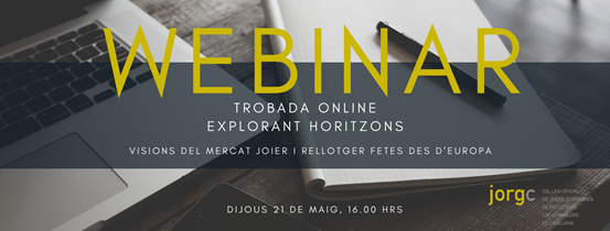 El Colegio de Cataluña acoge mañana su webinar más internacional