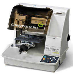 La máquina de grabado M20 de Gravograph.