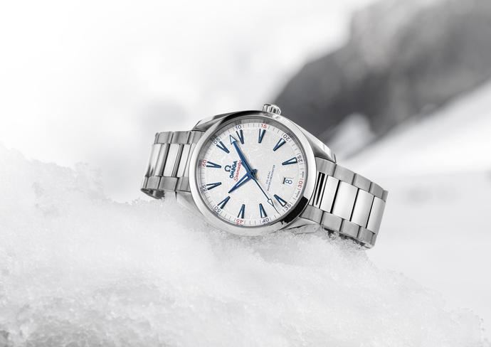 El reloj para Beijing 2022 de Omega, inspirado en el hielo