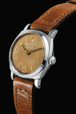 Un Panerai Radiomir de 1953, fabricado por Rolex para la marca italiana. 