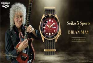 Seiko presenta su colaboración con Brian May