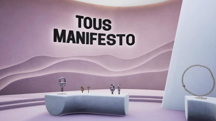 Show room inmersivo de la colección Tous Manifesto