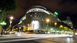 El centro de El Corte Inglés en la Plaza de Catalunya.