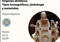 Nuevo webinar del IGE, 'Vírgenes abrideras. Tipos iconográficos, simbología y materiales'
