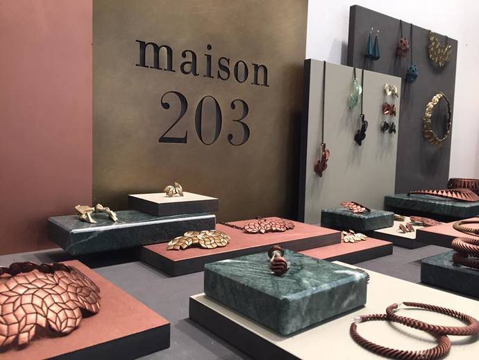 La firma Maison 203 presenta sus creaciones de vinilo en la feria Ambiente