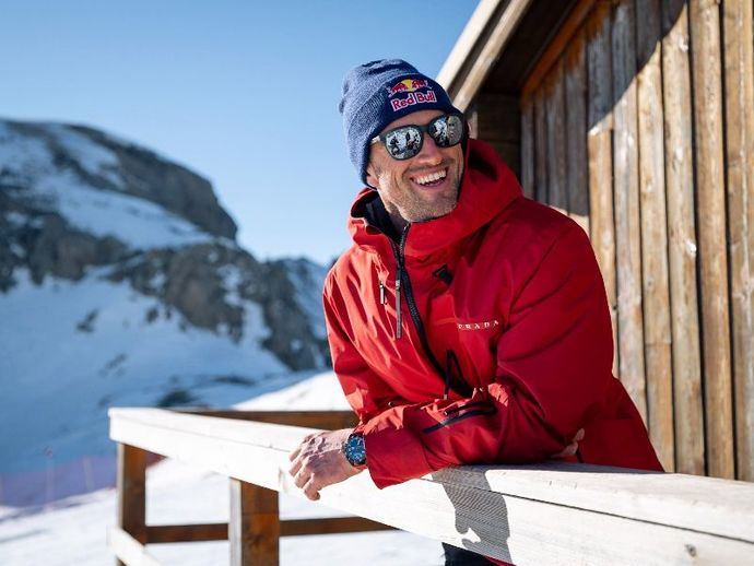 Alpina cronometra al snowboarder francés Pierre Vaultier