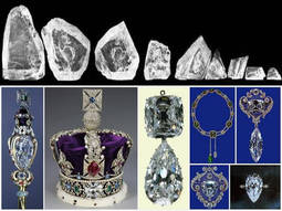 Las diferentes joyas de la corona con diamantes procedentes del gran Cullinan, una gema que en bruto pesó más de 3.000 quilates.