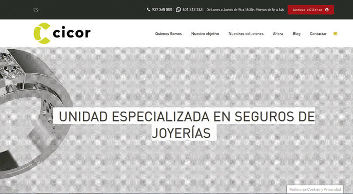 CICOR propone un seguro a todo riesgo y sin franquicias para las Joyerías