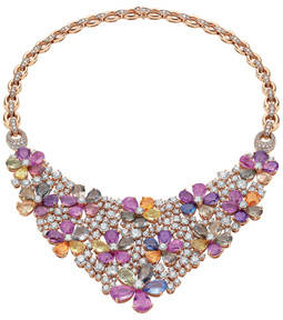 Collar 'Flora' de Bulgari, inspirado en el pintor renacentista Sandro Boticelli.