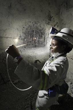 Operaciones en una mina de Cullinan, Sudáfrica, explotada por Petra Diamonds.