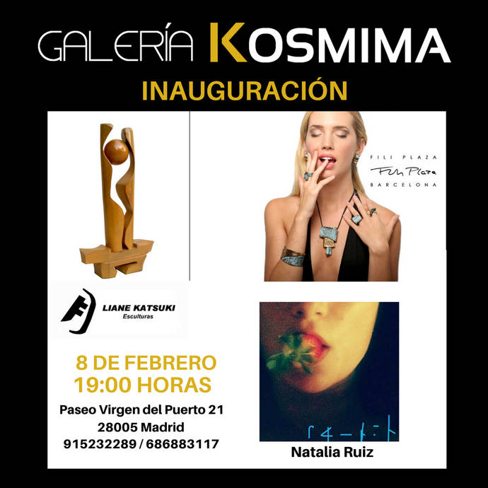 Pintura, Escultura y Joyería se dan cita en Galería Kosmima