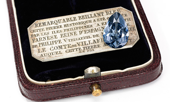 En venta el diamante azul de Isabel de Farnesio