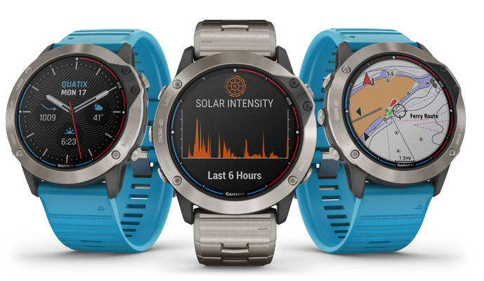 Garmin presenta el primer reloj náutico de carga solar