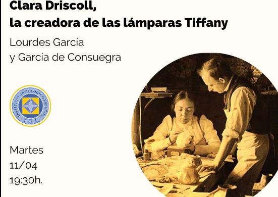 Hoy tendrá lugar el webinar 'Clara Driscoll, la creadora de las lámparas de Tiffany'