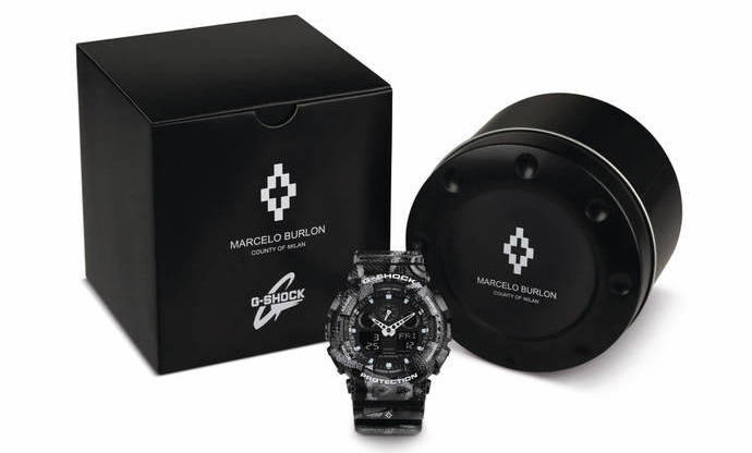 Colaboración entre Marcelo Burlón y Casio G-Shock