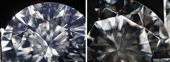 El coste de rayar un diamante para identificarlo