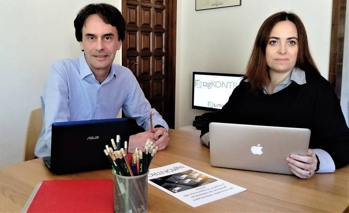 Jaime Galvany y Patricia Rios son socios de SIMETRIC High Tech Solutions, S.L.