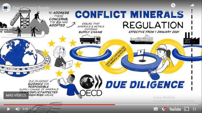 Europa recuerda a España el reglamento contra el oro de conflicto