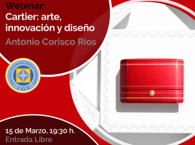 Webinar ‘Cartier: arte, innovación y diseño’ por IGE